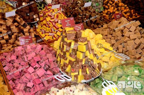 Candies Candy Shop In International Street Market Ystad Sweden