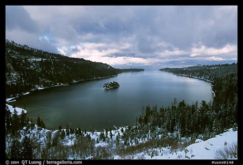 Picturephoto Emerald Bay In Winter Lake Tahoe California Usa