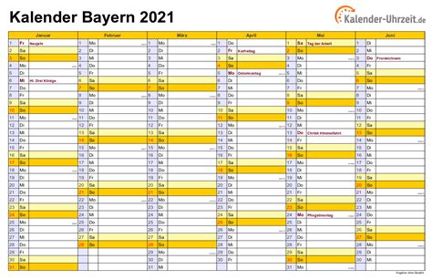 Feiertage 2021 Bayern Kalender