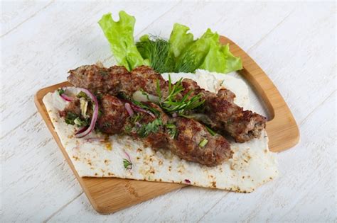 Premium Photo Lamb Kebab