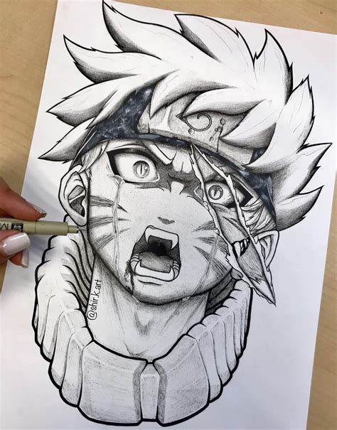 Hey Everyone Another Original Drawing Of Naruto I Made A While Ago