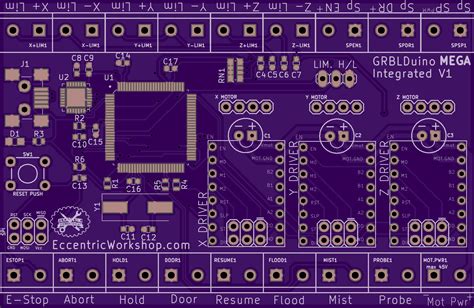 Introducing Grblduino Mega Integrated The Eccentric Workshop Blog The Eccentric Workshop Blog