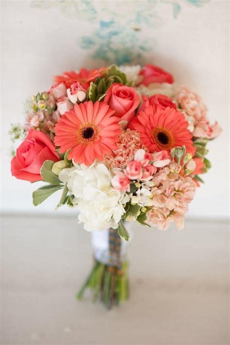 Color Inspiration Perfect Coral And Gold Wedding Ideas Modwedding