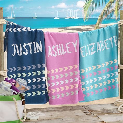 Tribal Inspired Name Beach Towel Bed Bath And Beyond