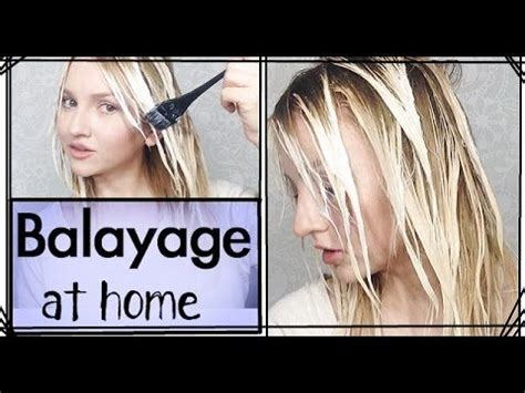Brown hair with blonde highlights and blonde highlights in red hair are the ideas most women have already tried. Balayage At Home - How to | Diy hair color, Hair ...