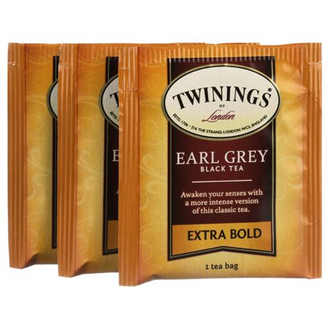Twinings Extra Bold Earl Grey Black Tea 6x20 Ct