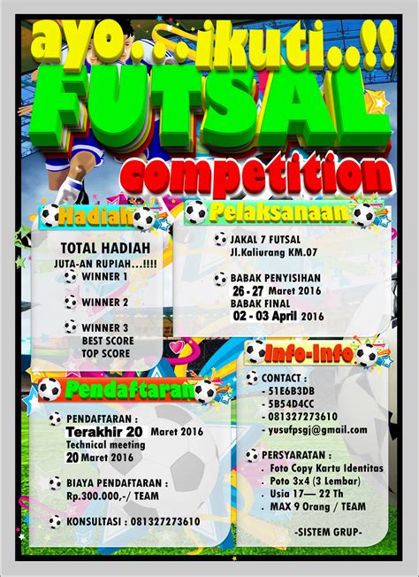 Kompetisi Futsal DIY 2016 | 087839237251