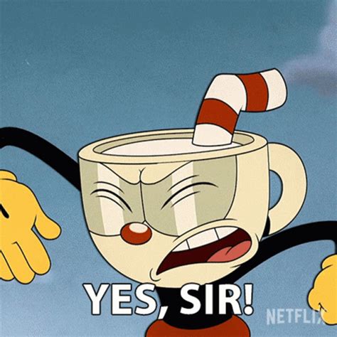 Yes Sir Cuphead Gif Yes Sir Cuphead The Cuphead Show Descubre Y