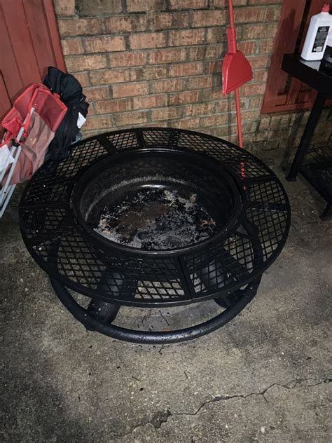 Big Horn 47 In W Texas Black Steel Wood Burning Fire Pit For Sale In
