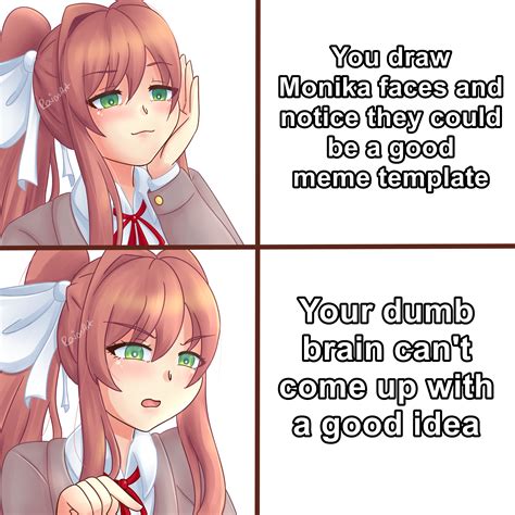 Monika Is Not Amused Ddlc Images And Photos Finder