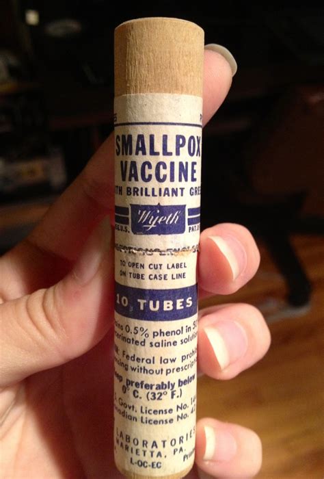 But you might feel differently if you lived in 15th century china. old smallpox vaccine container | Epidemics and Outbreaks ...