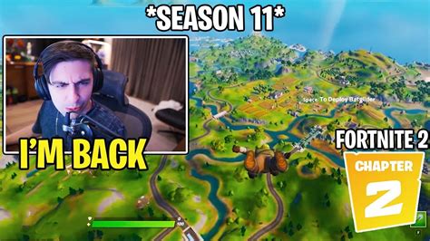 Shroud Reactsplays New Fortnite Season 11 Chapter 2 Season 1 For