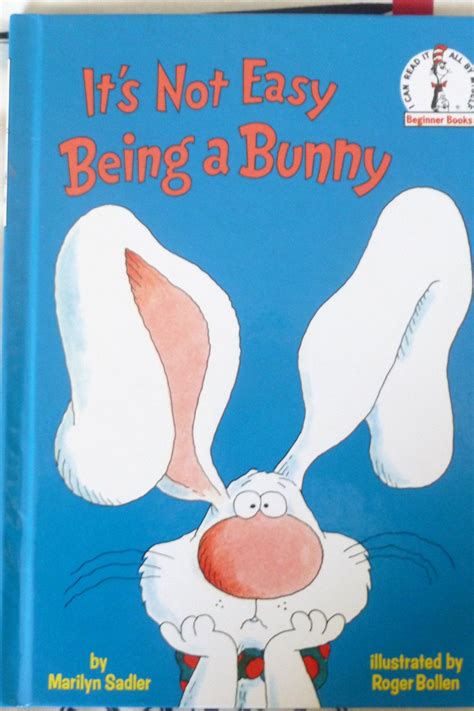 Its Not Easy Being A Bunny The Beginner Book Series Etsy Bunny