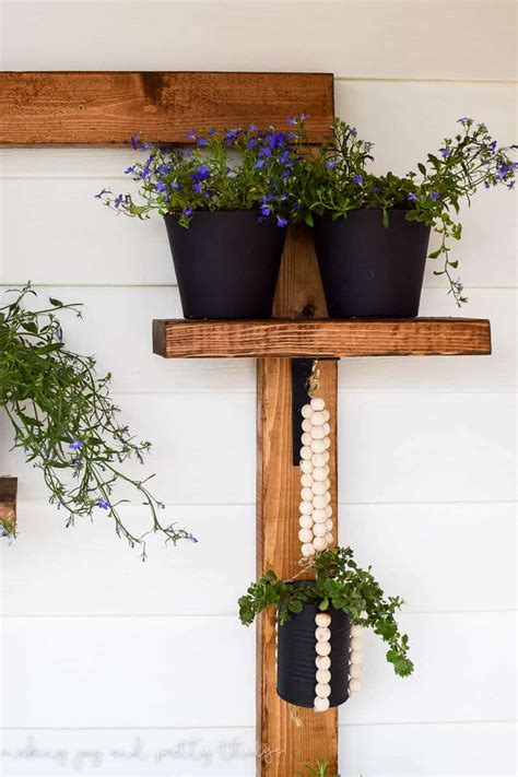 Hanging Herb Garden Planter 2x4 Challenge 56 Making Joy And Pretty Things