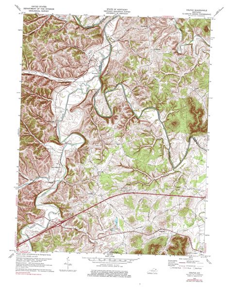 Colfax Topographic Map Ky Usgs Topo Quad 38083b6