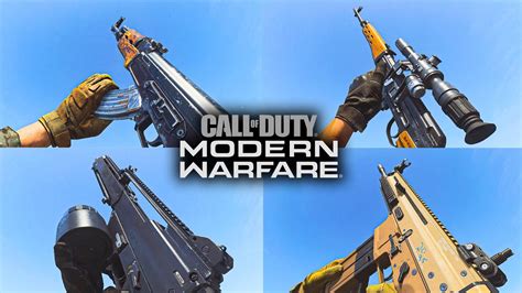 Call Of Duty Modern Warfare All Weapon Reload Animations 2019