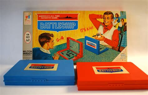 Vintage Battleship Board Game By Milton Bradley