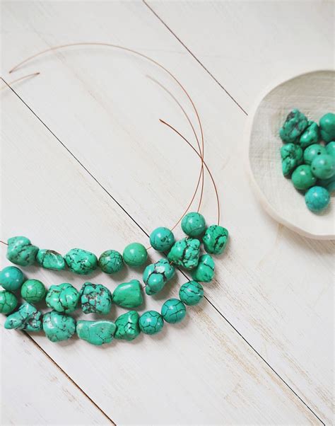 How To Make A Simple Beaded Necklace A Beautiful Mess