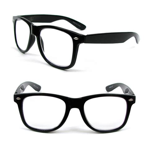 black large classic frame reading glasses nerd geek retro readers stylish reading glasses