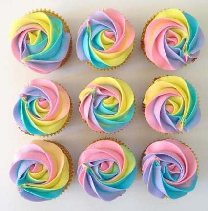 These adorable rainbow cupcakes turn cupcakes from a mix into a darling treat perfect for any wanting even more fun rainbow treats to make? Trendy cupcakes rainbow pastel ideas | Rainbow cupcakes ...