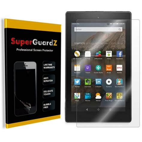 3 Pack For Amazon Kindle Fire Hd 10 2015 Superguardz Ultra Clear Screen Protector Anti