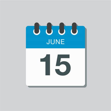 June 15 Calendar Illustrations Royalty Free Vector Graphics And Clip Art