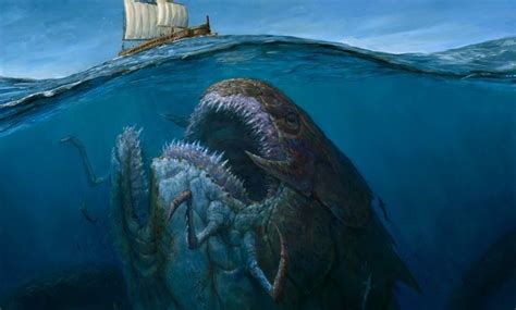 8 Biggest Sea Monsters Ever Sea Monsters Big Sea Deep Sea Creatures