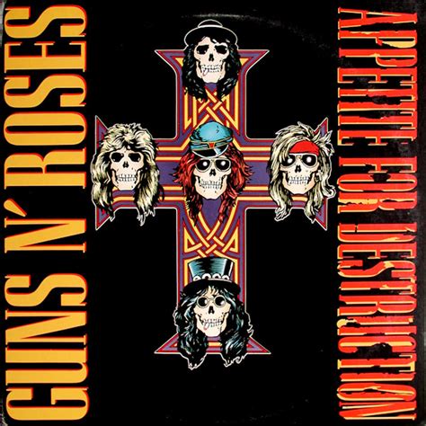 Guns n' roses was known in its heyday for unbelievable live shows. Guns N' Roses - Appetite For Destruction (1987, Columbia ...