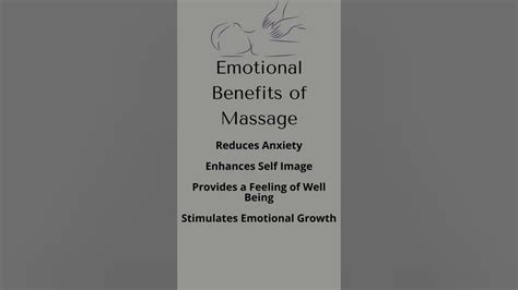 Emotional Benefits Of Massage Therapy Youtube