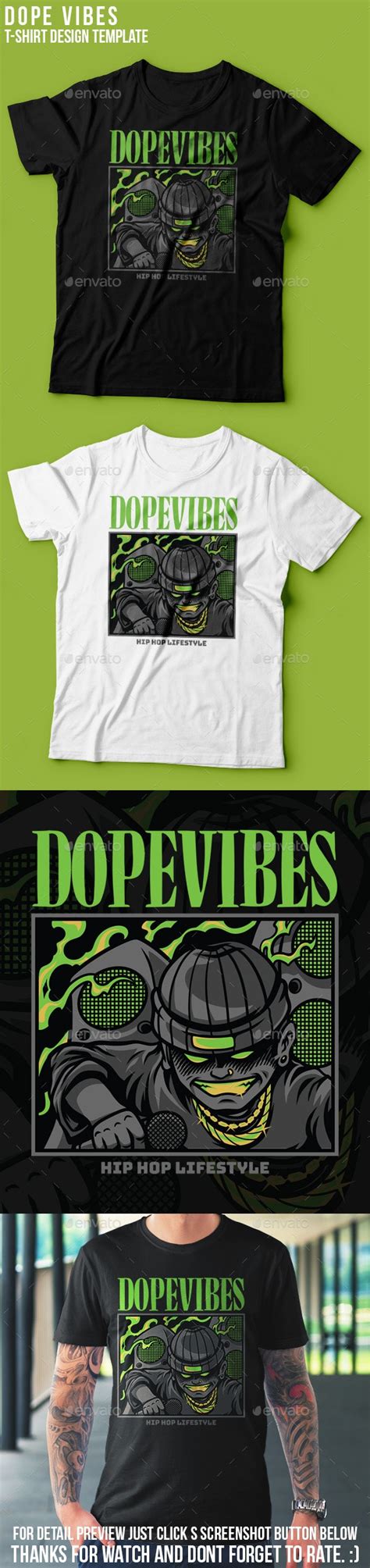 Dope Vibes T Shirt Design By Badsyxn Graphicriver