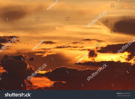Sunset Sunrise Clouds Light Rays Other Stock Photo 216875452 Shutterstock