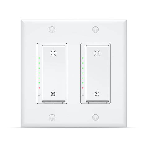 Lesim Smart Wi Fi Dimmer Switch Gang Compatible With Alexa And Google