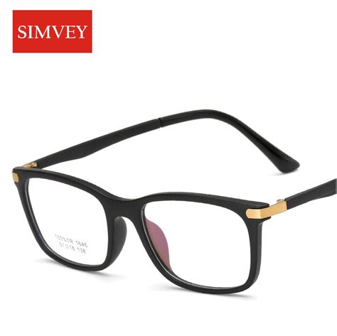 Simvey Retro Clear Lens Nerd Glasses Men Fashion Brand Designer Vintage Square Eye Glasses