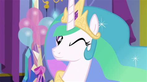 1448849 Celestial Advice One Eye Closed Pony Princess Celestia