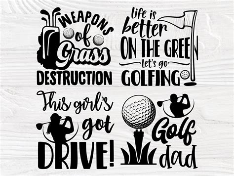 Golf Svg Bundle Golfing Svg Funny Quotes Svg Etsy Uk