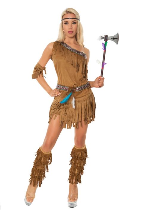Noble Warrior Native American Indian Wild West Halloween Fancy Dress