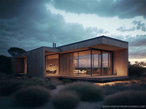 Modern Mobile Home And Lodge Designs With Timber Cladding Gallery