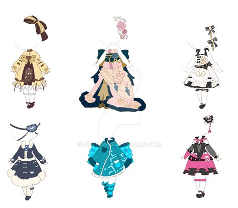 Outfit Adopts Batch 2 Closed By Nyxium On Deviantart
