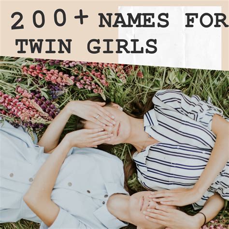 200 Twin Baby Girl Names Traditional Modern Unique And More