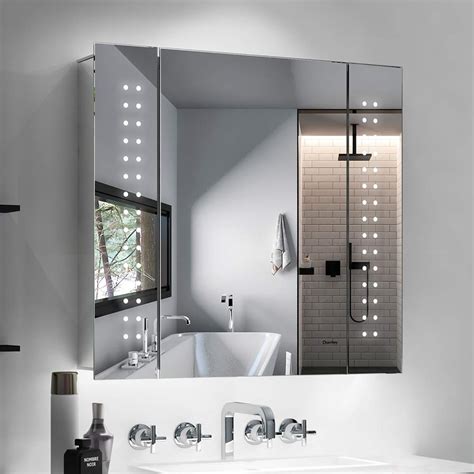 Led Bathroom Mirror Cabinet With Demister And Shaver Socket We Have A