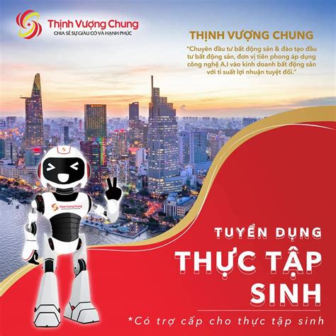 Công ty TNHH TM DV Thịnh Vượng Chung tuyển thực tập Phòng Chăm sóc và