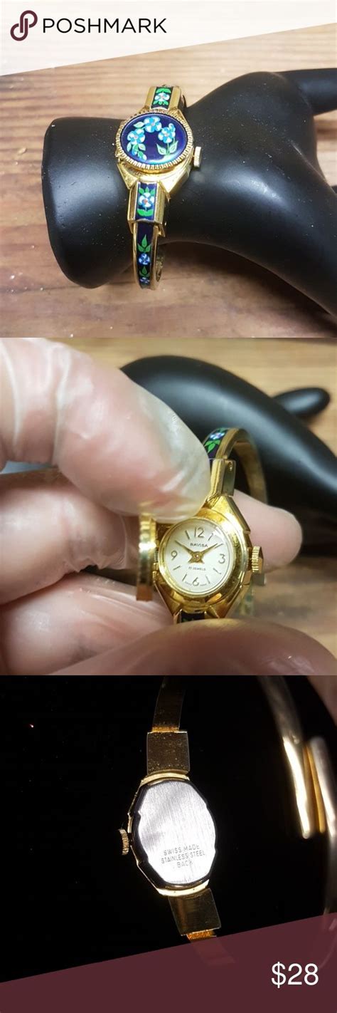 Ravisa Swiss Ladies Watch 17 Jewel Vintage Ladies Wind Up Wristwatch