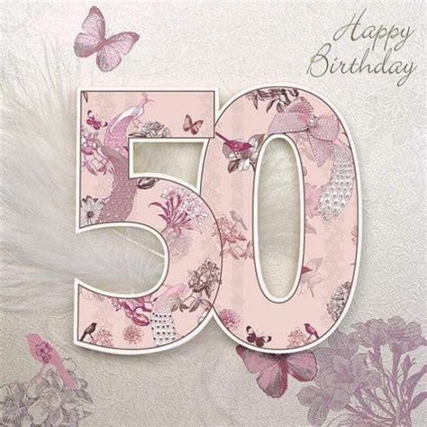 Happy 50th Birthday Card Printable Printable Birthday