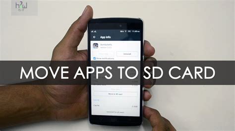 Tap the move button at the bottom left of the screen. How to move apps to SD card ? in Lenovo K4 note | HowiSiT - YouTube