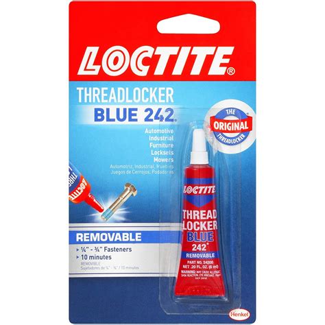 Loctite Heavy Duty Threadlocker 02 Oz Blue 242 Single Lazada Ph