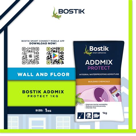 Bostik Addmix Protect Integral Waterproofing Admixture Kg For Floor
