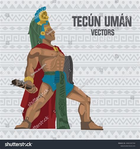 Vectors Tecún Umán Guatemala National Hero Royalty Free Stock