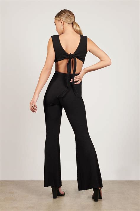 tobi jumpsuits womens meant to be black fitted jumpsuit black ⋆ theipodteacher
