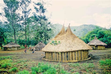 Photo Of Round Huts By Photo Stock Source Village Asaro Village