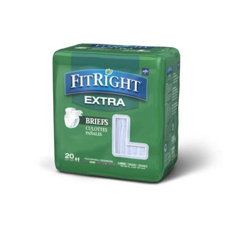 Medline Fitright Extra Adult Briefs With Tabs Heavy Absorbency Orbit